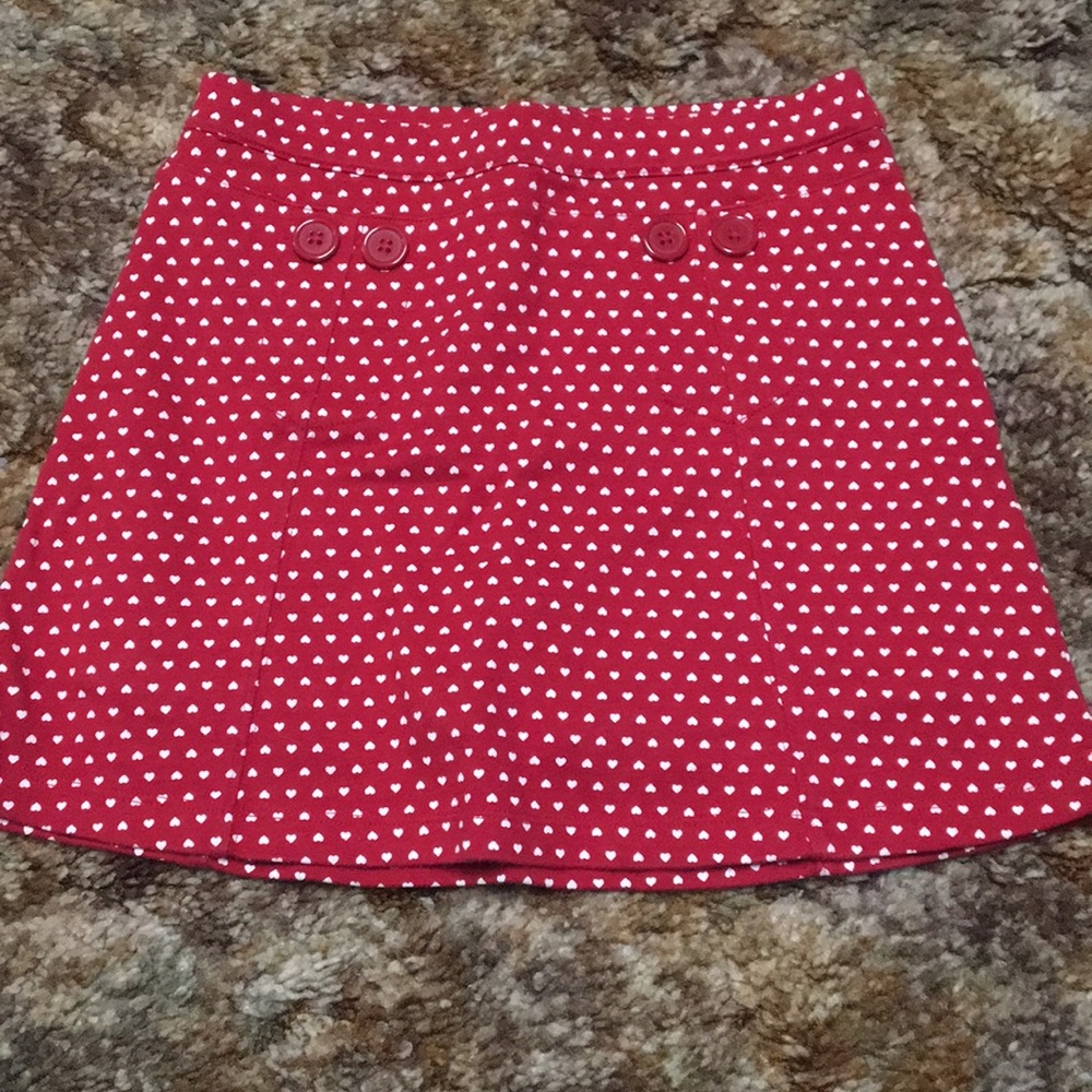 Gymboree Valentines skirt